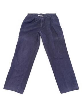 Savane Men's Navy and Blue Trousers